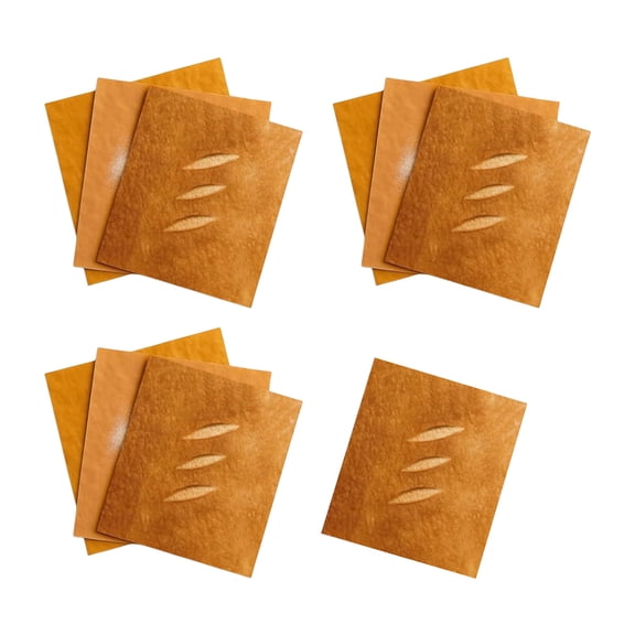 6/10Pcs Playful Bread Patterned Wrap Paper Substantial Sheets Multifunctional For Gifts Crafts Parties Wedding Favor