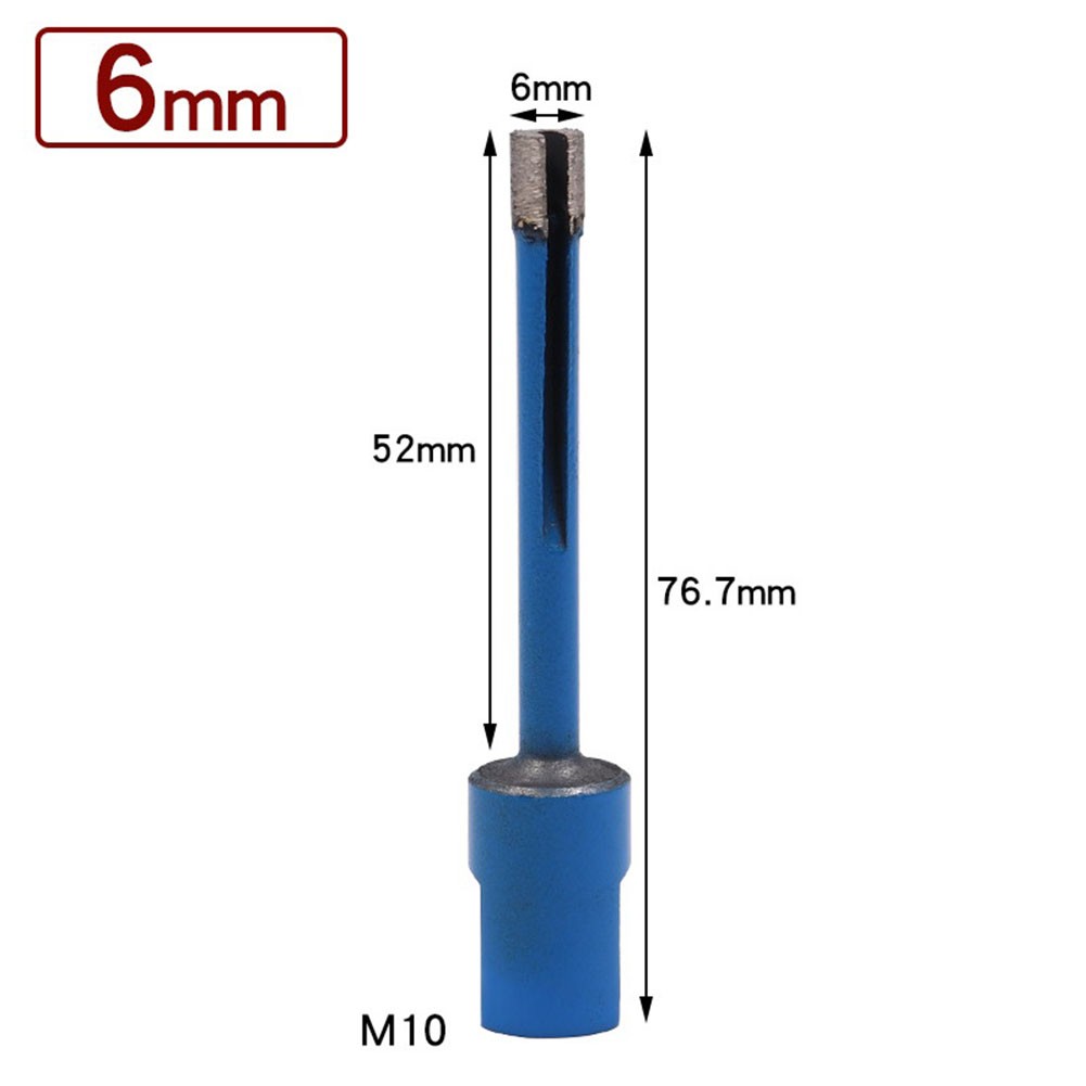 6-10mm M10 Hole Opener Diamond Drill Bit Tile Marble Concrete Drill for Grinder 6mm