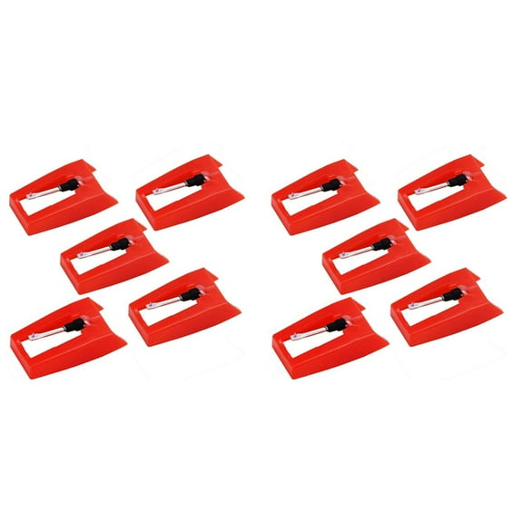 Record Player Needles Replacement, 10 Pack Turntable Replacement Needle for Vinyl LP Phonograph,