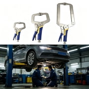 6/11/18" Adjustable C-Clamp Welding Pliers Locking Pliers Vice Grip Quick Weld Holders Hand Welding Fixing Tool6+11+18 Inch