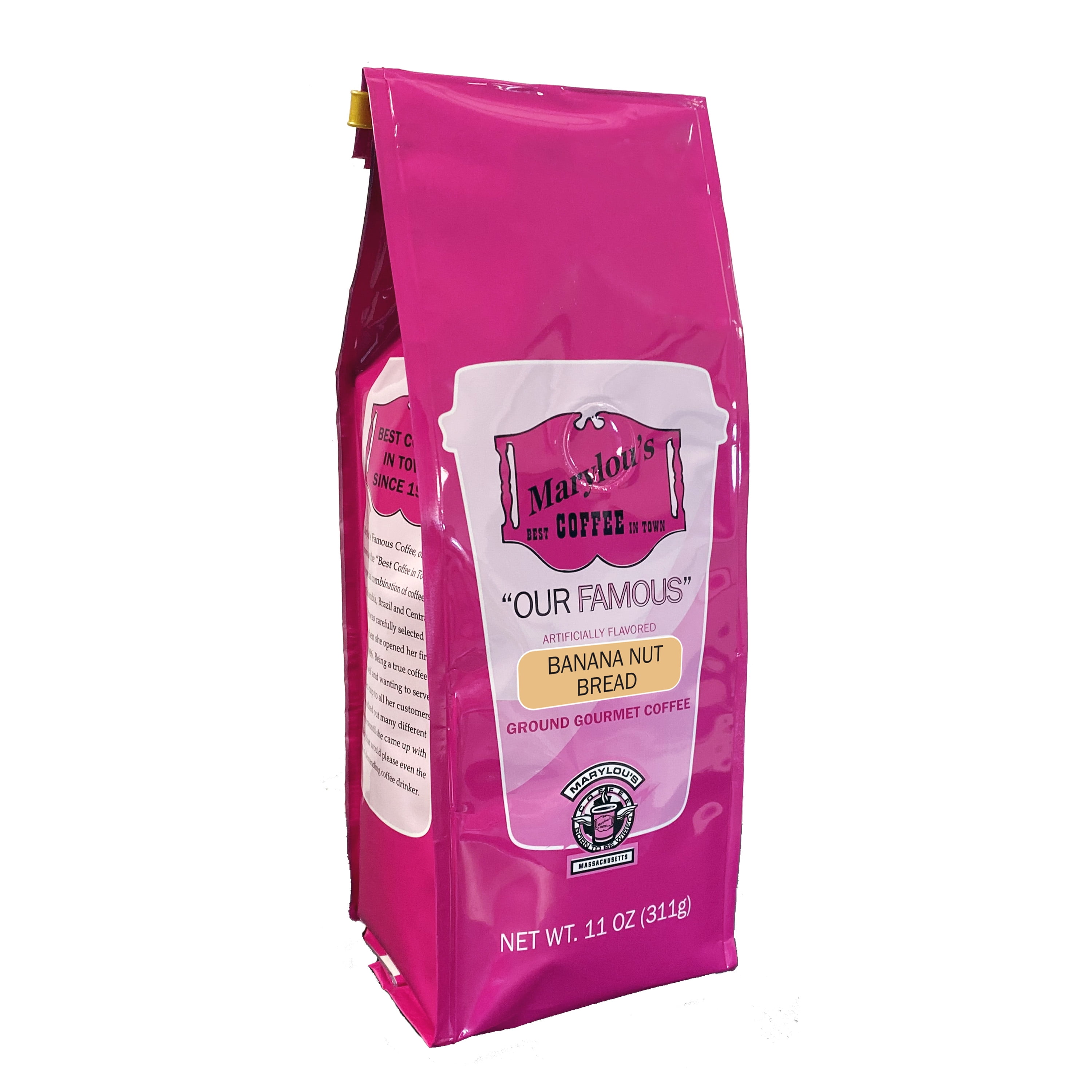 6/11 oz Marylou's Banana Nut Bread Ground Coffee
