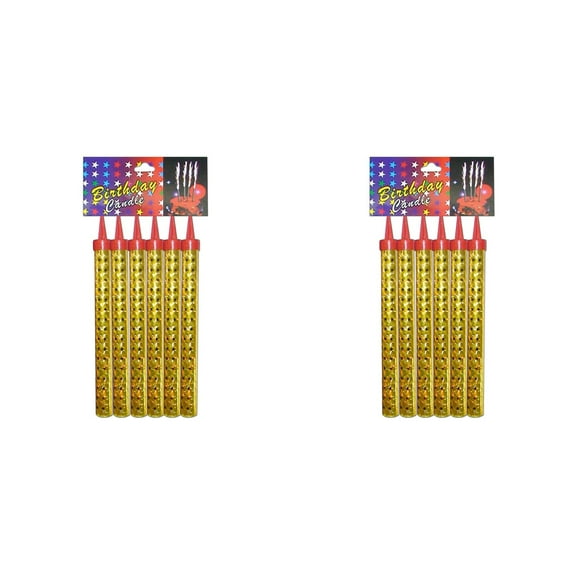 6/12/18/24/36/48 PCS Birthday Cake Candles Cake Top Decorative Birthday Candles for Cakes Birthday Parties, Wedding Decorations, Party Candles Decoration