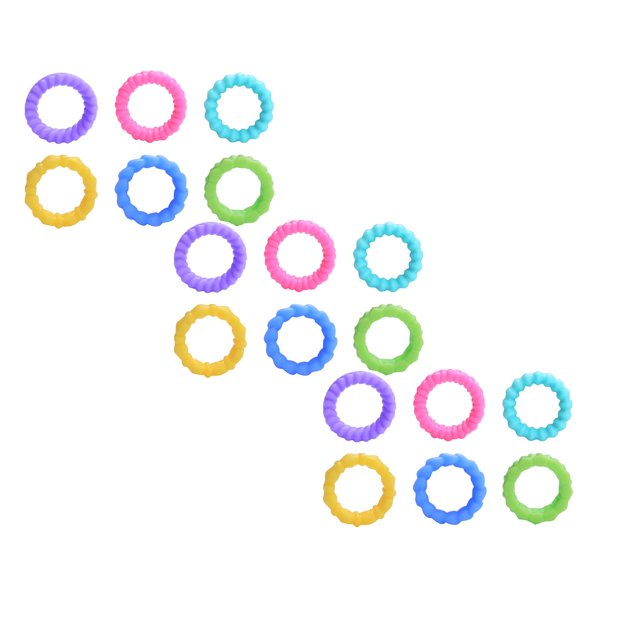 6/12/24/36pcs Sensory Toys Fidget Rings, Finger Anxiety Rings, Textured ...