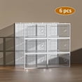 Shoes Rack For Display 6/12/24 Pack Large Shoe Storage Organizer for Closet, Modular Space ...