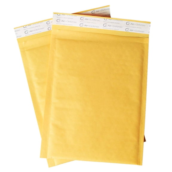 #6 12.5 x 19 Kraft Bubble Padded Envelopes Mailers Shipping Bags 200pcs, Self-Sealing Peel-N-Seal, Lightweight Durable Packaging, Yellow