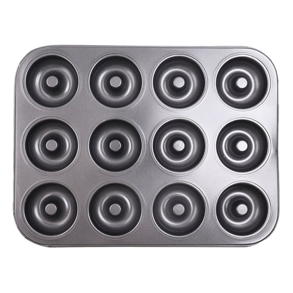 6/12 Cavity Nonstick Donut Pans For Baking Upgraded Deepened Tray And Cake For Oven Steel Donut Baking Pans Oven Up To 450F Easy To Clean Cake Mould For Baking Steel Small Cookie Sheet 9x13 Stainless