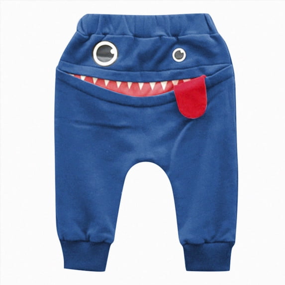 6-12 Months Infant Baby Boys Girls Cotton Sweatpants Workout Athletic Sports Jogger Sweatpants Outerwear Cute Casual Loose Joggers 6 9 12 18 Months Infant Baby Pants,Blue