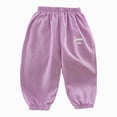 thumbnail image 1 of 6-12 Months Newborn Boys Cargo Pants Trendy Casual Parachute Pant Joggers School Pants Fall Winter Pants Boys' Cargo Sweatpants 1T 2T 3T 4T 5T 6T 7T 8T 11T Purple Pants, 1 of 4