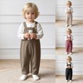 thumbnail image 1 of 6-12 Months Newborn Boys Pants, Outdoor Pants Cargo/Straight Work Hiking Pants School Pants Sweatpants Casual Jogging Trousers Running Pants Black Pants, 1 of 5