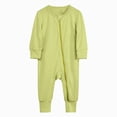 thumbnail image 1 of 6-12 Months Newborn Newborn Infant Baby Rompers Footless Pajamas Zipper Long Sleeve Sleeper Jumpsuit Sleep & Play One-Piece Bodysuit Newborns Everyday Wear, 1 of 4