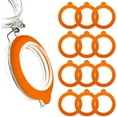 6/12 Pcs Rubber Gasket For Glass Jars, Replacement Rubber Seals For