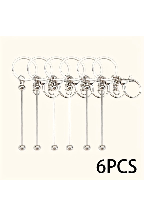 6/12 Simple basic color key chain pendants for making DIY key chain pendants making material accessories in 5 colors