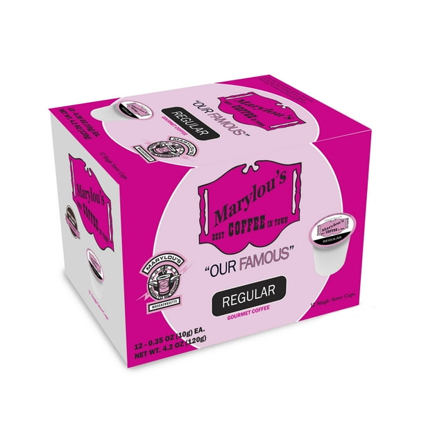 6/12 ct Marylou's Regular Single Serve Cup Coffee