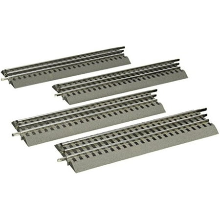 Lionel FasTrack 10” Straight Track, Electric O Gauge, (Pack of 4) BULK 12014-4