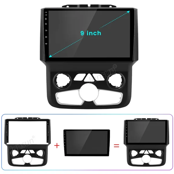 6+128G Carplay Android 14 For Dodge Ram 1500 2500 3500 Car Stereo Radio GPS Navi
