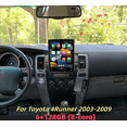 thumbnail image 1 of 6+128GB (8-core) 9.7in Universal Double Din Car Stereo Radio for Toyota 4Runner 2003-2009 with Carplay Android Auto GPS Navigation Bluetooth WiFi SWC Mirror Link + 4Led Backup Camera, 1 of 16