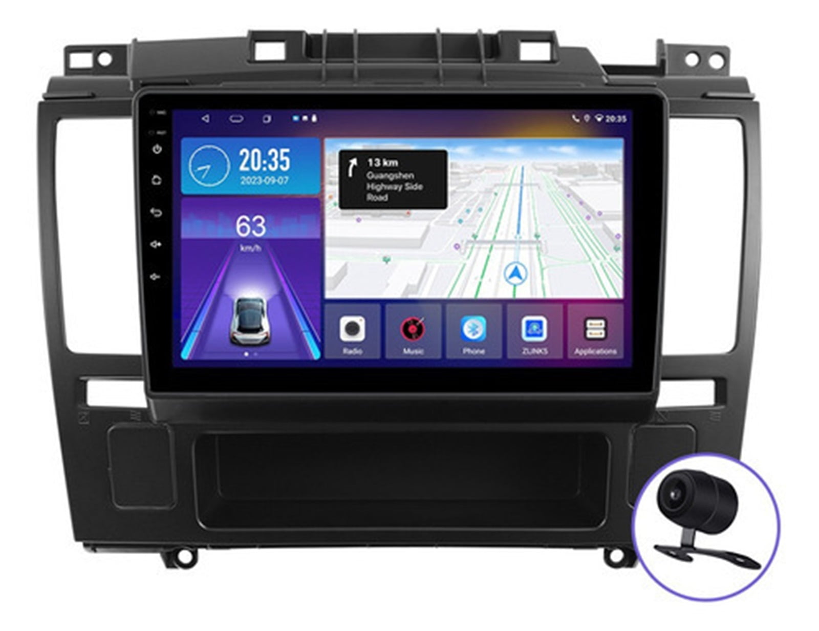 6+128gb Stereo Compatible with Nissan Tiida 2004-2013 4g Qled Gps Rds