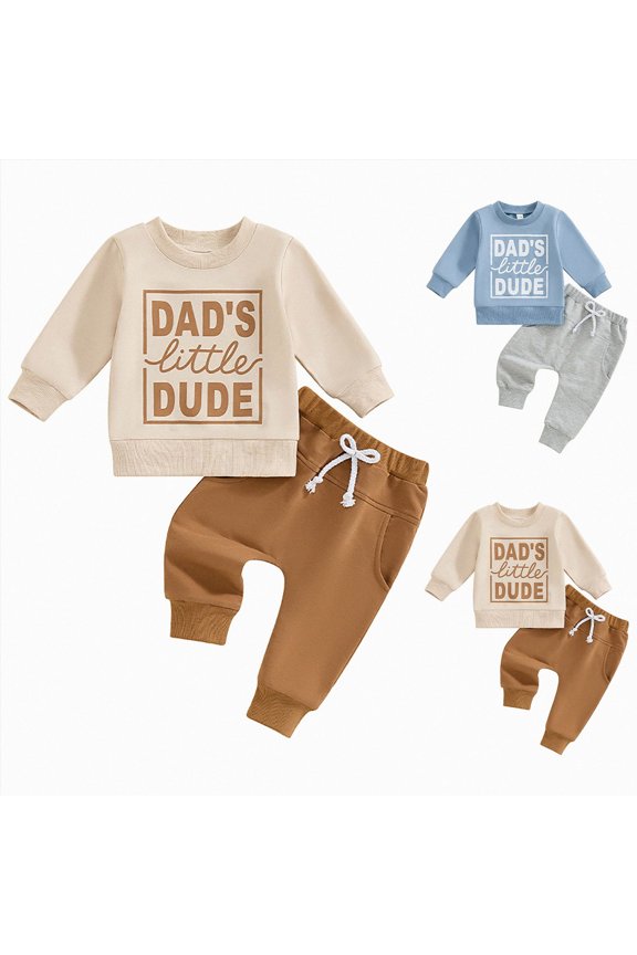 6-12Months Toddler Boy Girl Clothes Outfit Long Sleeve Sweatshirt Top Jogger Pants Cute 2Pcs Set 6-12 Months 12-24 Months 2T 3T 4T 5T 6T 7T Boy,Blue