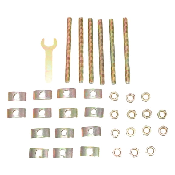 6/12Pcs Countertops Draw Bolt Connectors Gold Rustproof Fasteners for Table Top Bed Frame Butcher Block Assembly