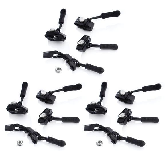 6/12Pcs Zippers Replacement Slider Easy Install Zippers Fixer for Clothing Wetsuits Bags Backpacks Purse Wallet