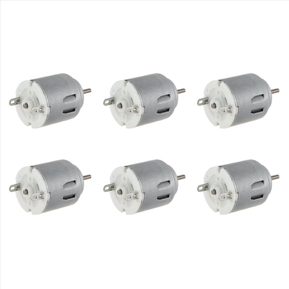 6X 6-12V 3000 RPM Cylindrical DC Shaft Motor for Smart Cars