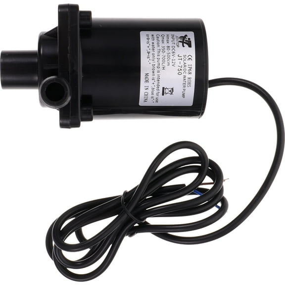 NIAIZEK Pump DC Submersible Circulating Pump for Solar Panel Water Features Black 1 Pack