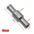 thumbnail image 1 of 6-12mm Inline One-way Non-return Check Valve Auminium Fuel Water Gas Air Vacuum, 1 of 4