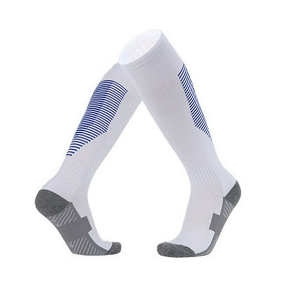 [6-13] Age Group's Performance Soccer Knee-High Socks Thick Terry Footbed Long Tube Sports Socks for Football Training Games and Team Activities