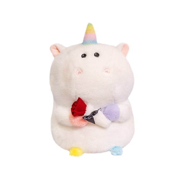 6/13in Valentines Day Gift Flower Unicorn Stuffed Animal Plush Toy Soft and Cute for Her