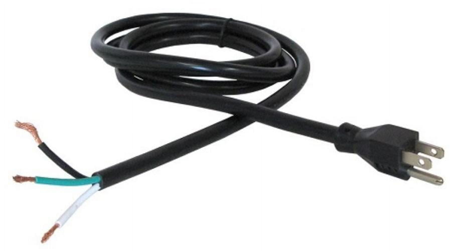 6' 14/3 Black Replacment Appliance Cord Set