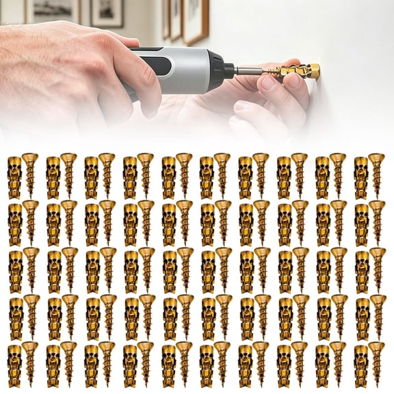 6×14mm Cabinet Door Expansion Screw Fastener Set Stripped Thread Restoration Hardware For Cabinet Hinge Replacement Mounting