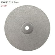 6" 150mm Grit80-3000 Diamond Coated Wheel Lapping Disc Flat Lap Wheel PACK 240#