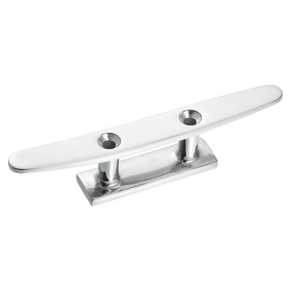 6" 150mm Stainless Steel Boat Flagpole Cleat Hook Deck Cleat Rope Cleat Handle Universal for Marine Boat Ship