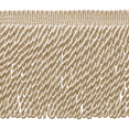 thumbnail image 1 of 6" (15cm) Basic Solid Collection Traditional Satiny Bullion Fringe Trim # BFS6,, Cream Ivory #A2 (Ivory / Cream) Sold By The Yard (36"/3 ft/0.9m), 1 of 1