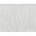 thumbnail image 1 of 6" (15cm) Chainette Fringe Trim # CF06,, Pure White #A1 (Bright White) 5 Yards (15 ft/4.5m), 1 of 1