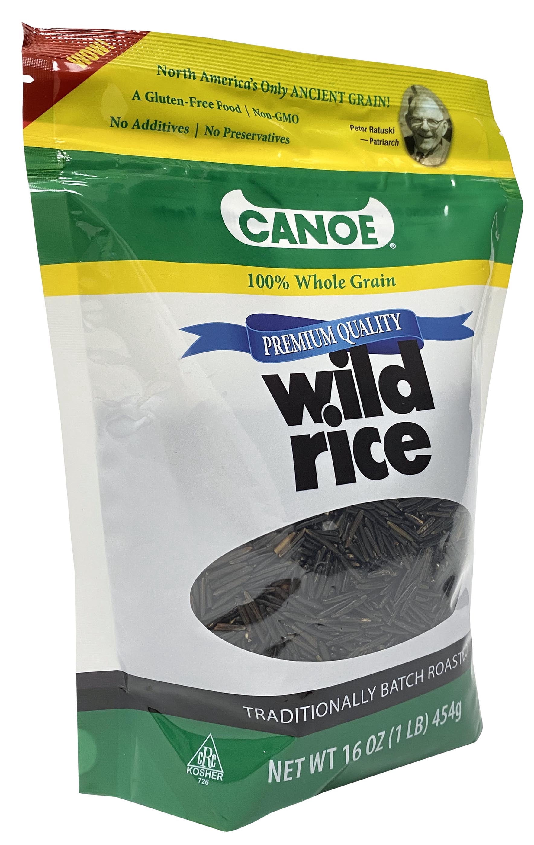 Canoe Premium Minnesota Wild Rice, 16oz / 6 Pack