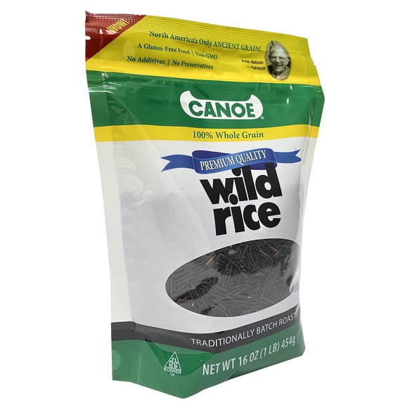 Canoe Premium Minnesota Wild Rice, 16oz / 6 Pack