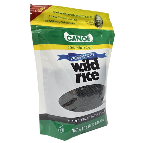 Canoe Premium Minnesota Wild Rice, 16oz / 6 Pack