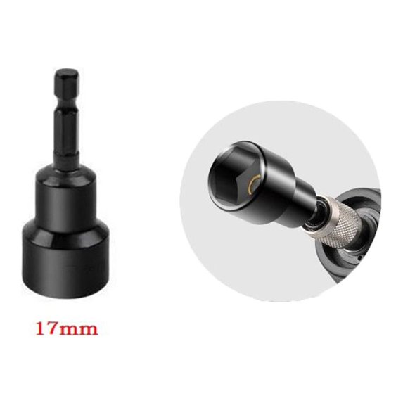 6-19mm Magnetic Nut Screwdriver Deep Socket Adapter 1/4inch Hex Wrench Heads