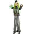 thumbnail image 1 of 6.1FT Life Size Outdoor Halloween Decoration, Animatronic Circus Clown, Sound and Motion Activated Animated Prop with Light Up Eyes, Talking and Laughter, 1 of 9