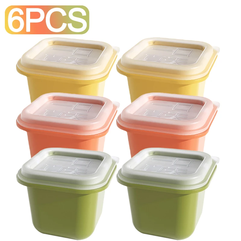 6-1pcs Creative Ice Cube Makers Square Ice Cube Moulds Reusable Mini Ice Cube Mold Whiskey Drink Freezing Gadgets Kitchen Tools