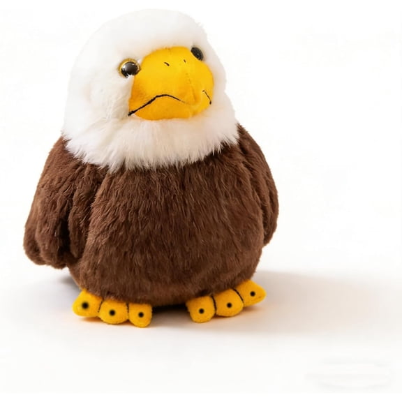 6.2 Inch Bald Eagle Stuffed Plush Bird Toy Gift