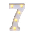 thumbnail image 1 of 6.2 Inch Large Light Up Numbers Battery Powered and Bright for Wedding Birthday Party Celebration Christmas or Home Decoration Decorative LED Numbers Lights Sign for Wall Bar, 1 of 8