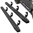 thumbnail image 1 of 6.2 Inches Running Boards Side Steps for Chevy Silverado/GMC Sierra 1500 Crew Cab 2019-2024, Silverado/Sierra 2500HD 3500HD Crew Cab 2020-2024 Rails Black Nerf Bars, 1 of 7