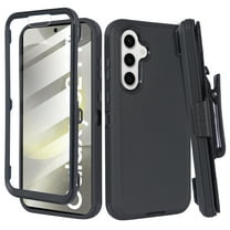 for 6.2" Motorola Moto G7 Power 360 degree Rotatable Kickstand Built in Screen Daul-layer Rugged back Cover Shock Resistant Belt Clip Holster Armor Impact Bumper Combo Phone Case [Black]