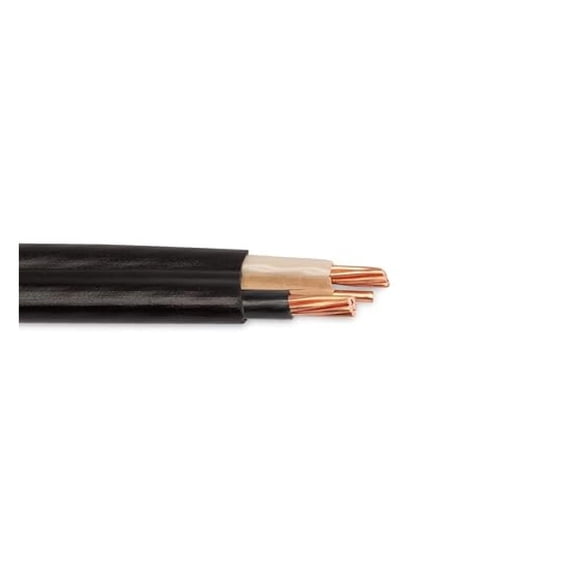 6/2 NM-B, Non-Metallic, Sheathed Cable, Residential Indoor Wire, Used for Wiring Swiches, Outlets and Other Loads with Dry Applications (25Ft Cut)
