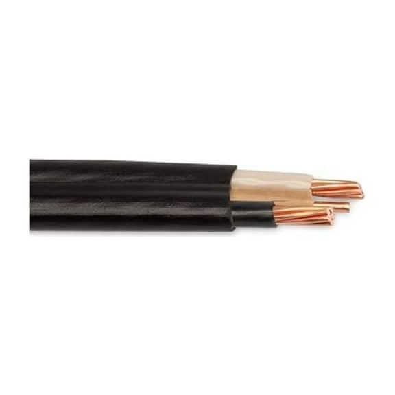 6/2 NM-B, Non-Metallic, Sheathed Cable, Residential Indoor Wire, Used for Wiring Swiches, Outlets and Other Loads with Dry Applications (30Ft Cut)