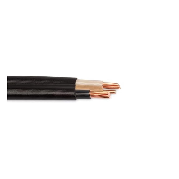 6/2 NM-B, Non-Metallic, Sheathed Cable, Residential Indoor Wire, Used for Wiring Swiches, Outlets and Other Loads with Dry Applications (30Ft Cut)