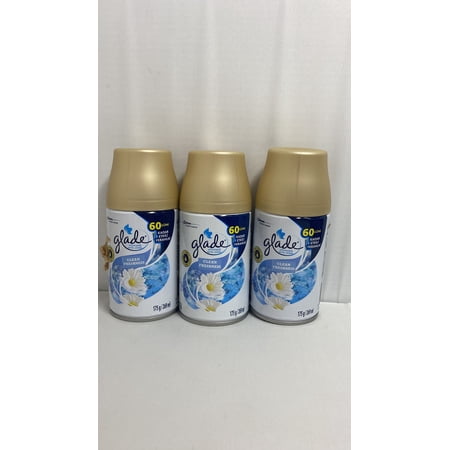 6.2 oz. Glade Clean Freshness Automatic Air Freshener Spray Refill- 3 pack