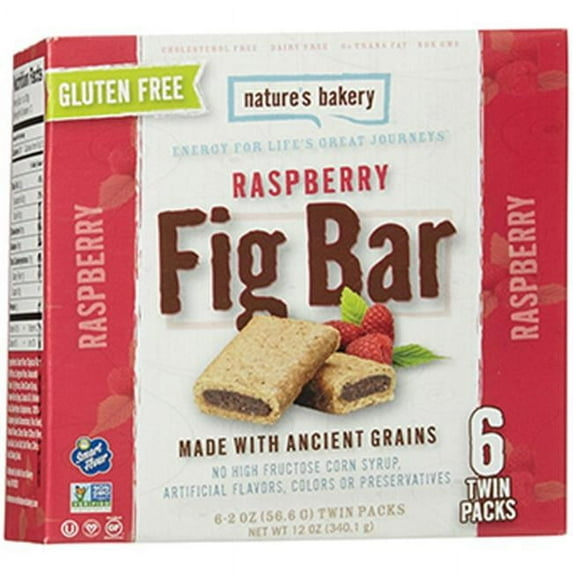 6.2 oz Gluten Free Raspberry Fig Bar